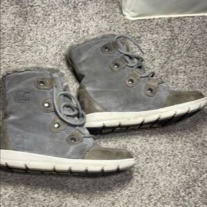 Sorel Gray Winter Boots with Sneaker Comfort